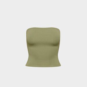 Aritzia Contour Tube Top Sundried Olive